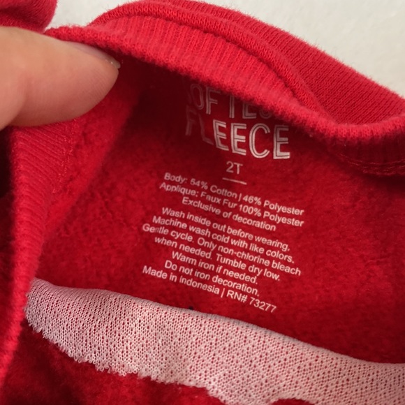 Jumping Beans Red Sweater with a Penguin Design Size 2T - Picture 5 of 10